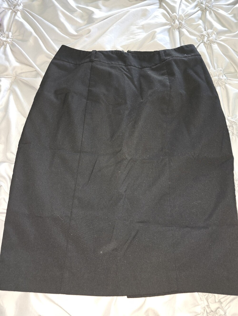 Classic Black Pencil Skirt Stretch